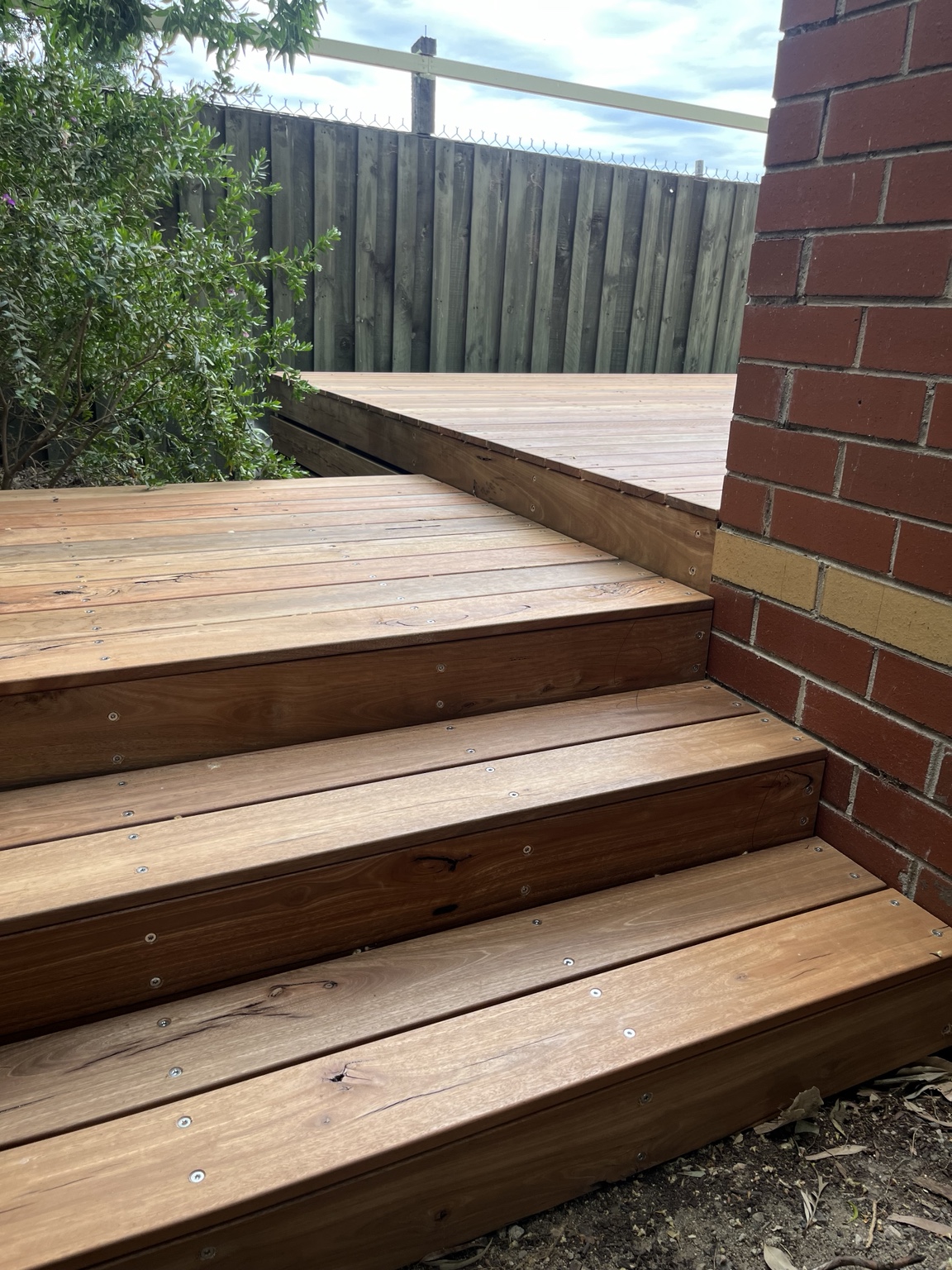 Pergola and deck